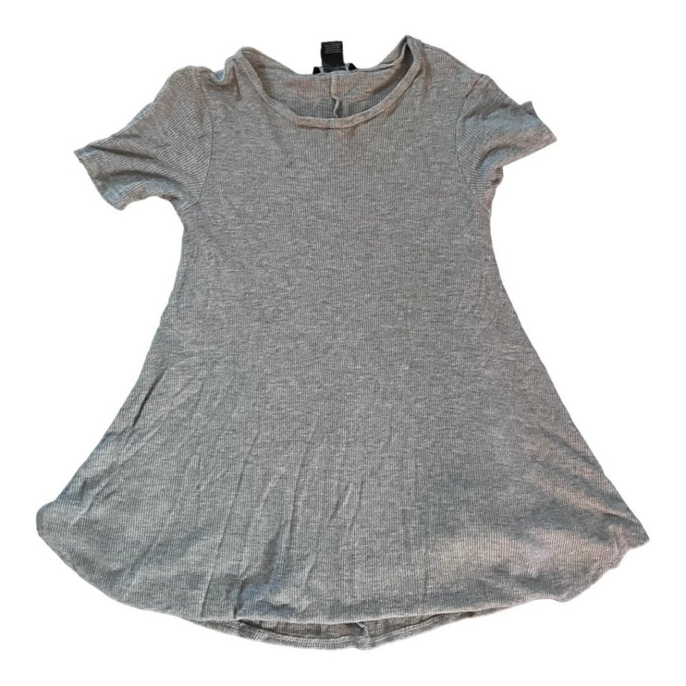 See You Monday XS Short Grey Dress